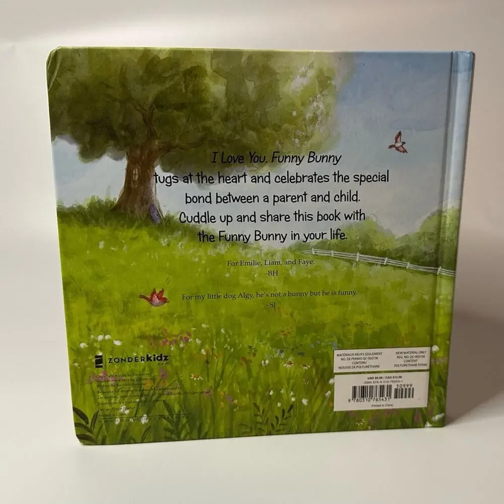 Board Book - I Love You Funny Bunny by Sean Julian - Zonder Books